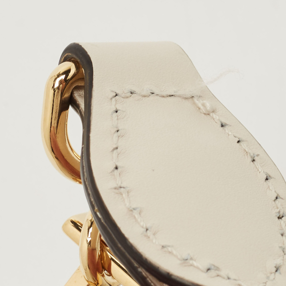GUCCI Beige Leather Mini Sylvie Animal Stud Embellished Top Handle Bag - Picture 6 of 8